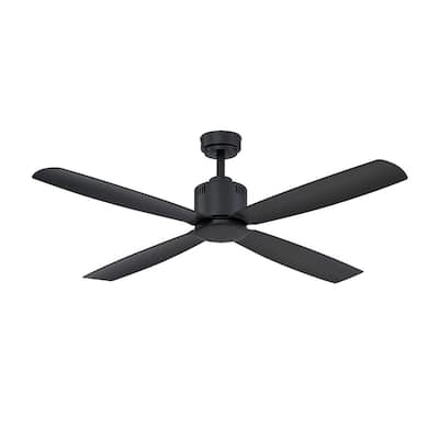 Ceiling Fans Without Lights The Home Depot - Low Profile Black Ceiling Fan No Light