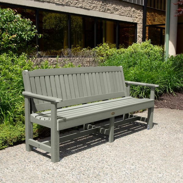 Highwood Sequoia 6 ft 3-Person Eucalyptus Recylced Plastic Outdoor Bench