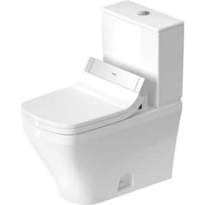 2-Piece 1.32/0.92 GPF Dual Flush Elongated Toilet in White, Seat Included
