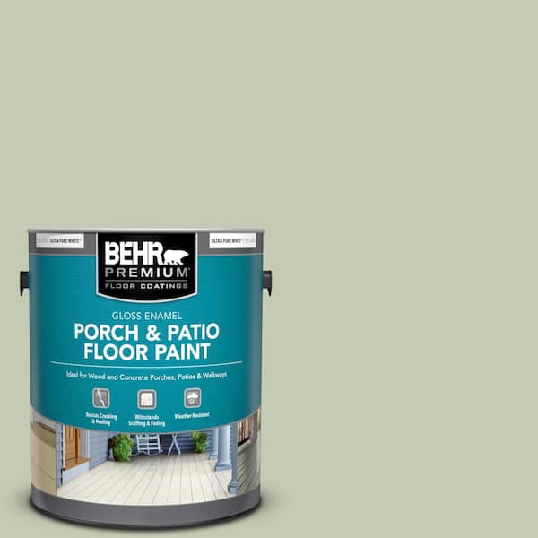 BEHR PREMIUM 1 gal. #420E-3 Spring Hill Gloss Enamel Interior/Exterior Porch and Patio Floor Paint