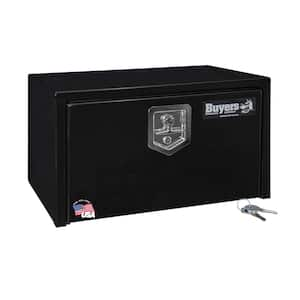 14 in. x 16 in. x 24 in. Gloss Black Steel Underbody Truck Tool Box