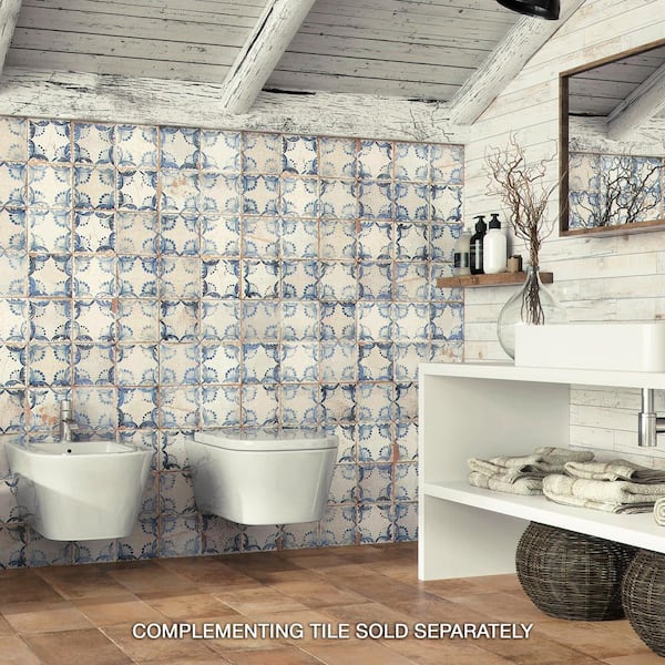 Merola Tile Faenza Azul 13 in. x 13 in. Ceramic Floor and Wall Tile (12.2 sq. ft. /Case)