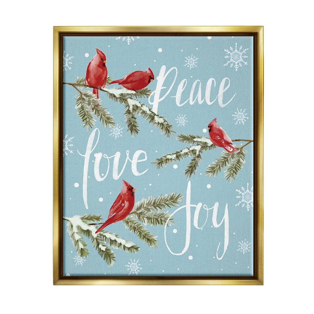 Winter Cardinal Perched by Dogwood Portfolio 1 Piece Floater Frame Graphic Print Animal Poster Art Print 21 in. x 17 in. price history on PriceWatchPro