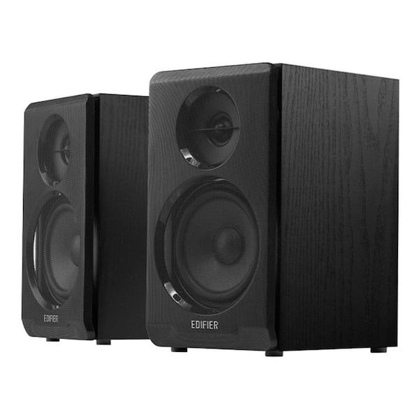 R33BT Bluetooth 10-Watt-Continuous-Power Active Computer Speakers Black 2-Pack