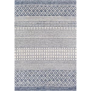 Shiloh Blue 6 ft. 7 in. x 9 ft. Moroccan Area Rug