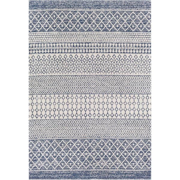 Artistic Weavers Shiloh Blue 6 ft. 7 in. x 9 ft. Moroccan Area Rug