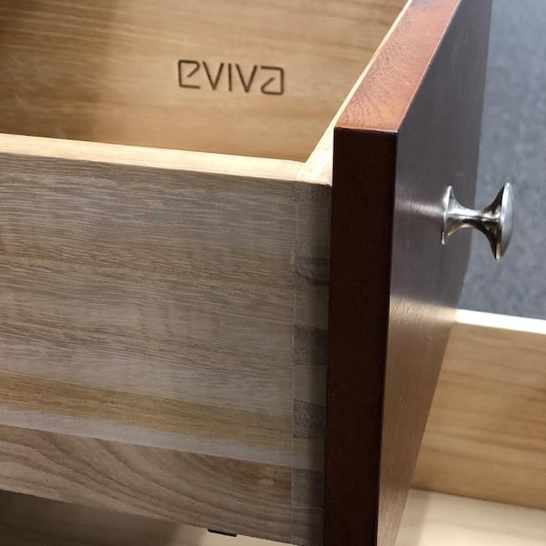 Eviva Elite Princeton 30 in. W x 23.5 in. D x 33.75 in. H Freestanding Bath Vanity in Gray with White Carrara Marble Top