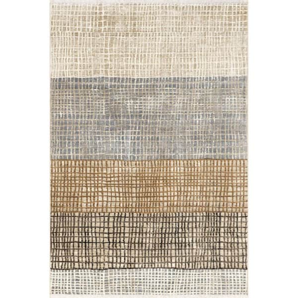 RUGS USA Prabal Gurung Park Abstract Checked Multi 7 ft. x 10 ft. Area Rug