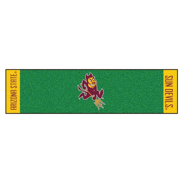 FANMATS NCAA Arizona State University 1 ft. 6 in. x 6 ft. Indoor 1-Hole Golf Practice Putting Green