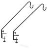 Unbranded 28 in. Steel Shepard's Hooks for Outdoor, Bird Feeder Hanger for Railing (2-Pack) AVM6PWRW