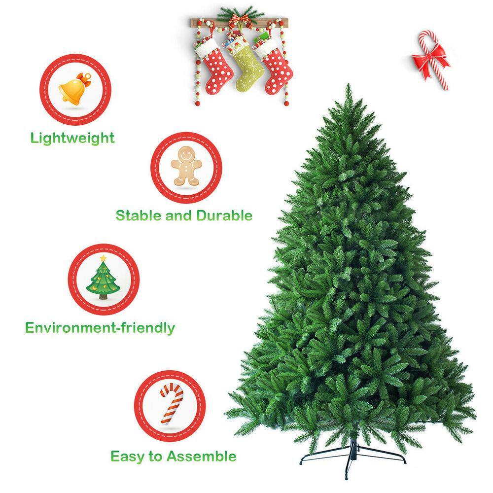 5ft Green PVC Artificial Fir Christmas Tree with Lights