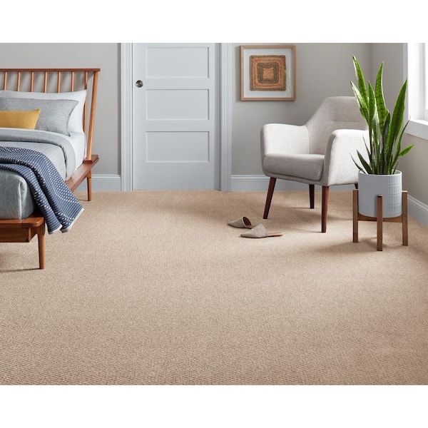 Pattern Petproof Dollar 0780D-24-12 Carpet Beige Pretty - 50 with Technology Installed - - Sand Home oz. Lifeproof The Triexta Penny Depot