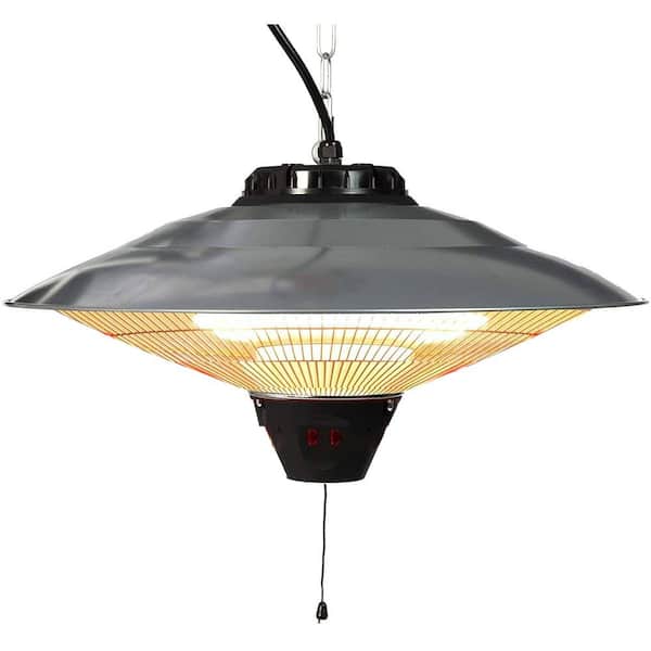Unbranded 21.6 in. 5100 BTU Ceiling Mounted or Hanging Electric Patio Infrared Heater, Waterproof IP24