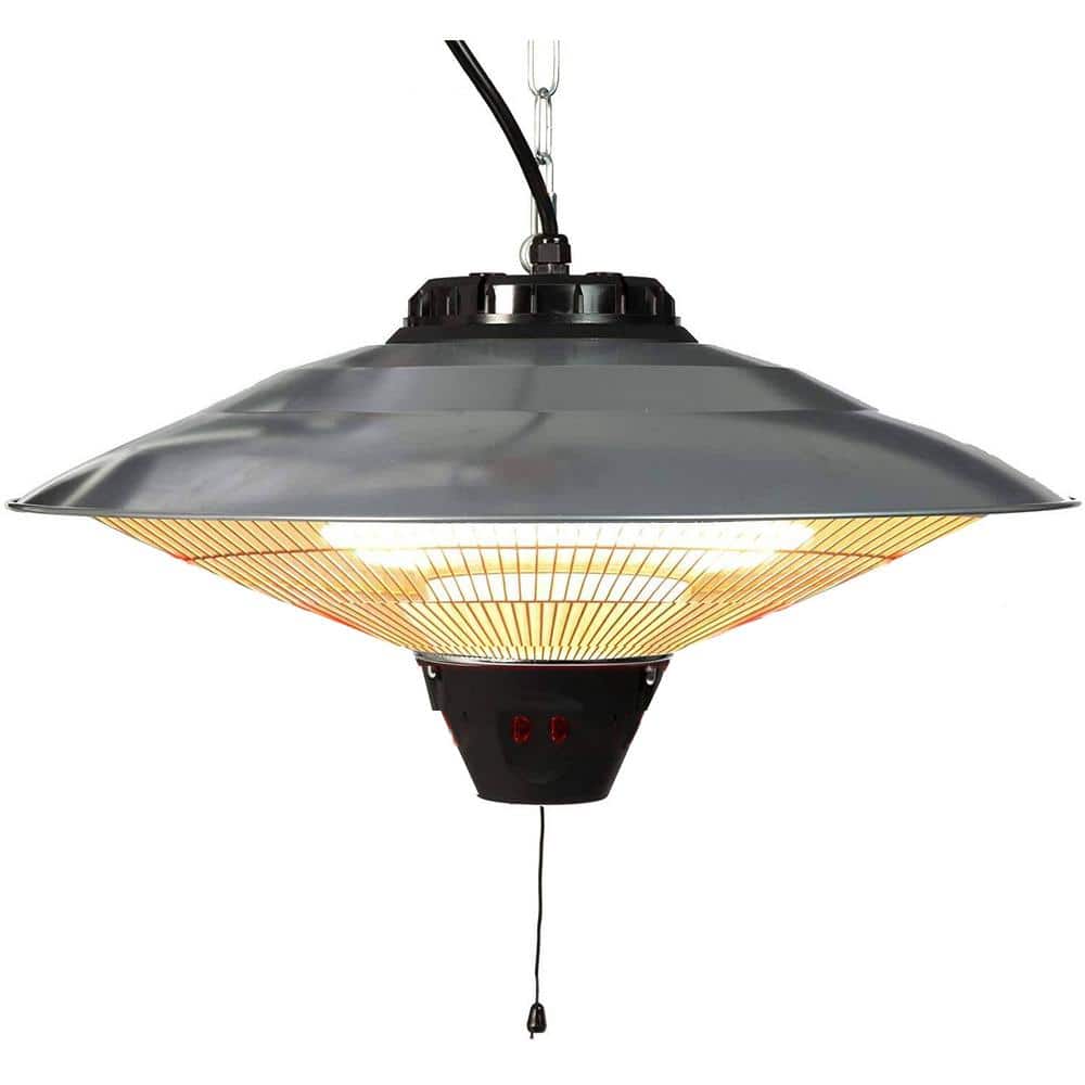 21.6 in. 5100 BTU Ceiling Mounted or Hanging Electric Patio Infrared Heater