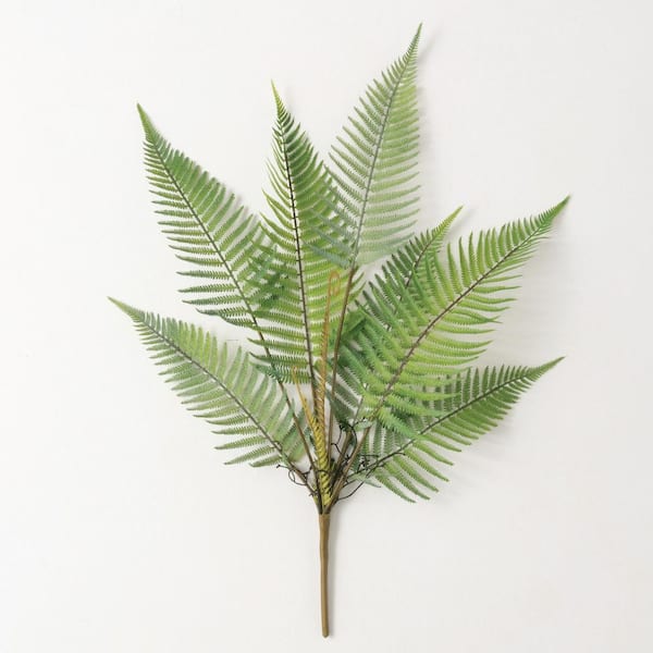 SULLIVANS Artificial 23.5 in. Fern Bush, Green