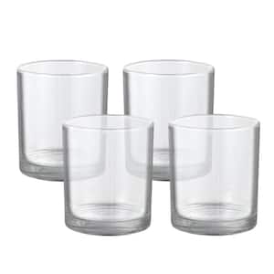 4PK - Votive Candle Holder - Wedding Parties Holiday Home Decor Clear 3-3/8 in. Dia. x 4 in. H