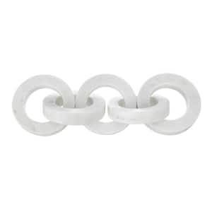 A & B Home 5 in. White Decorative Faux Coral 74993-DS - The Home Depot