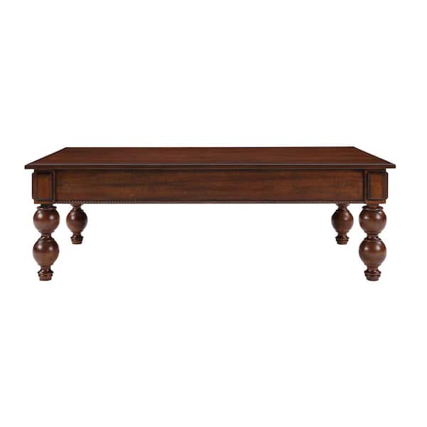 Noble House Hartwin Vintage 47 in. Walnut Finish Rectangle MDF