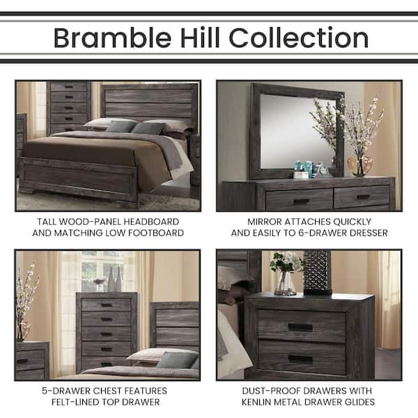 Weathered Gray Bedroom Furniture Set, How Much Should You Pay For A Bedroom Set