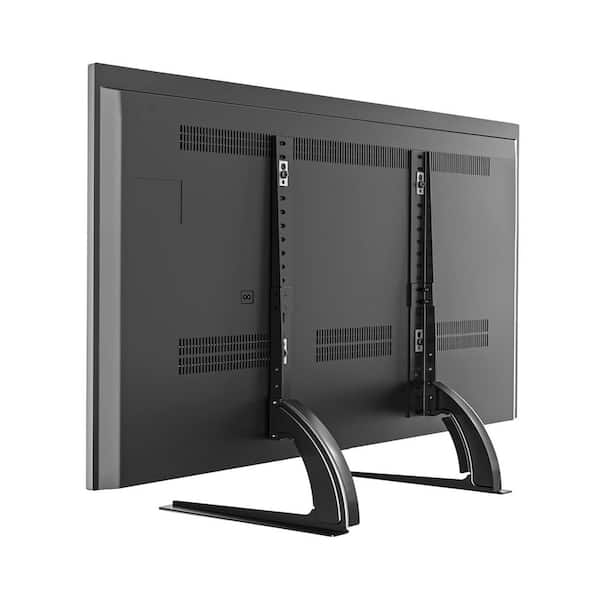 Universal TV Stand Tabletop Adjustable Base for 22–65 in. Flat Screen TVs TV Legs Holds up to 88lbs Black