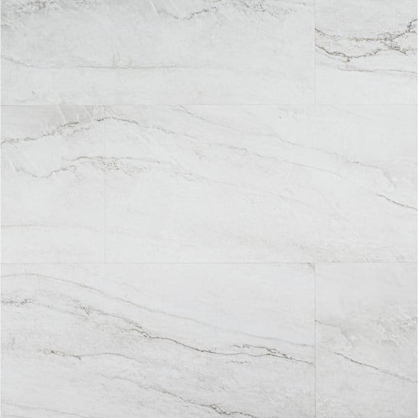 A&A Surfaces Calacatta Raccolto 6 MIL x 18 in. W X 36 in. L Rigid Core Luxury Vinyl Tile Flooring (48-Cases/1295 sq. ft./Pallet)