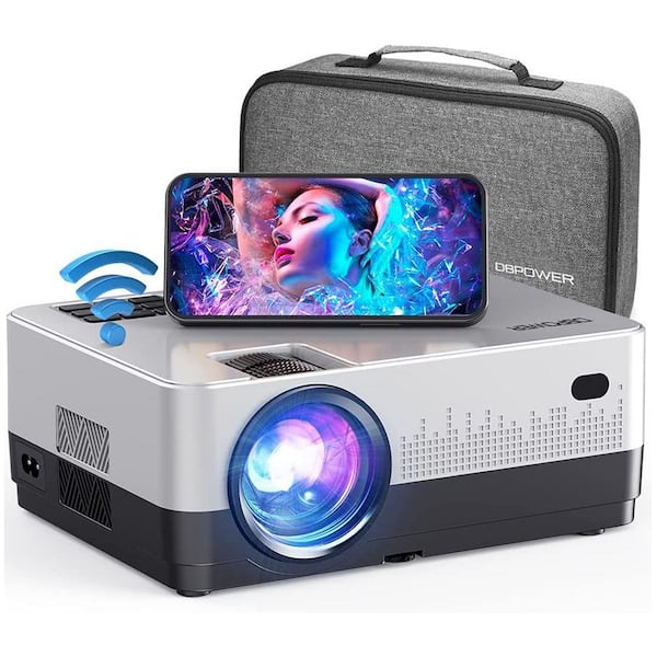 Etokfoks 1920 x 1080 Full HD LCD Wi-Fi Projector with 8500 Lumens and Carry Case