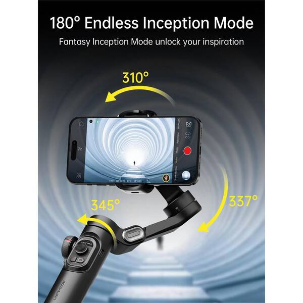 BIBIVIS Smart XE Phone Gimbal Stabilizer, 3-Axis Smartphone
