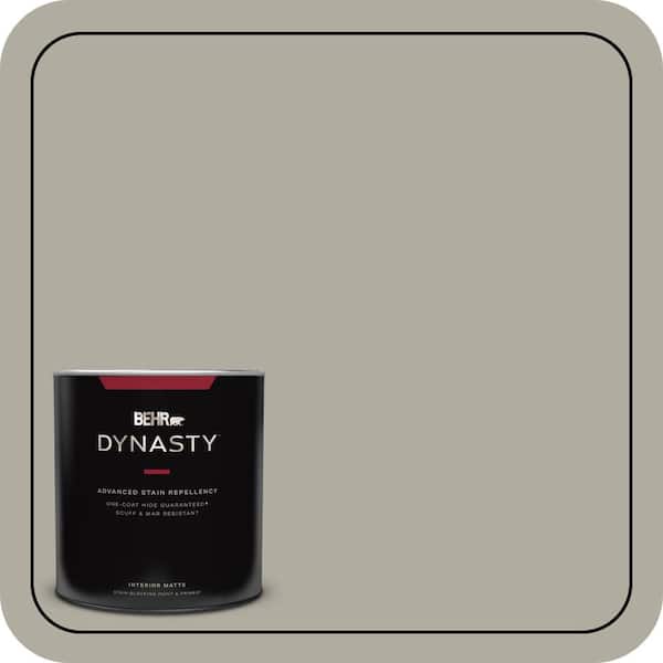 BEHR DYNASTY 1 qt. #PPU25-06 Wells Gray Matte Interior Stain-Blocking Paint and Primer