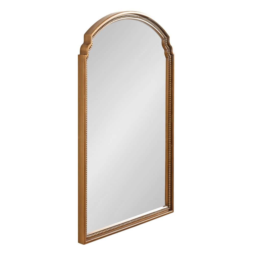 Lockland Gold 24 in. W x 36 in. H Traditional Arch Wood Framed Mirror price history on PriceWatchPro