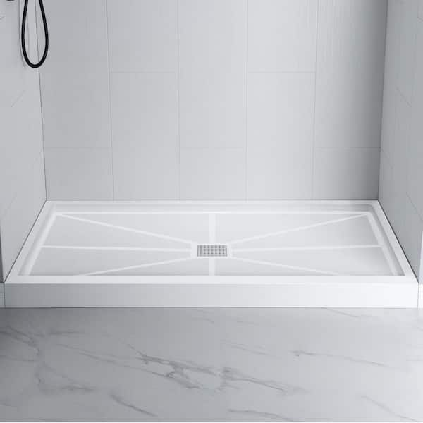 Joshuar Adhesive Mount Shower Shelf Rebrilliant Finish: White