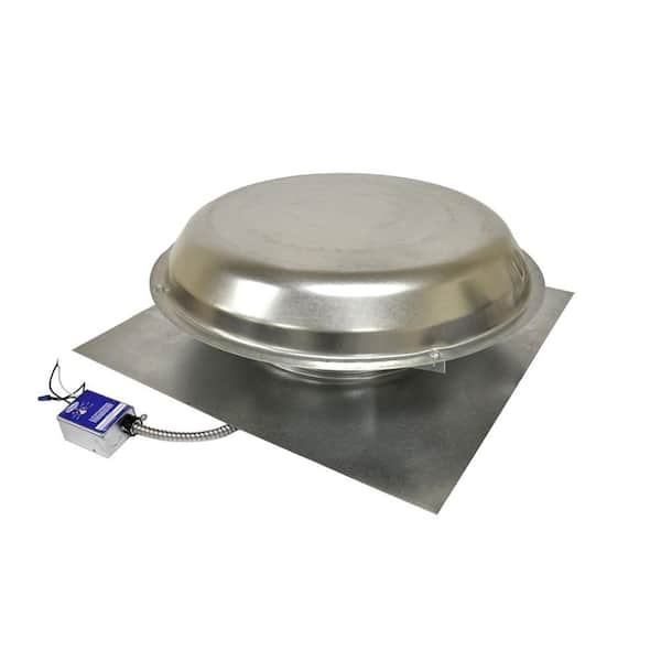 Master Flow 1250 CFM Power Roof Mount Vent in Mill