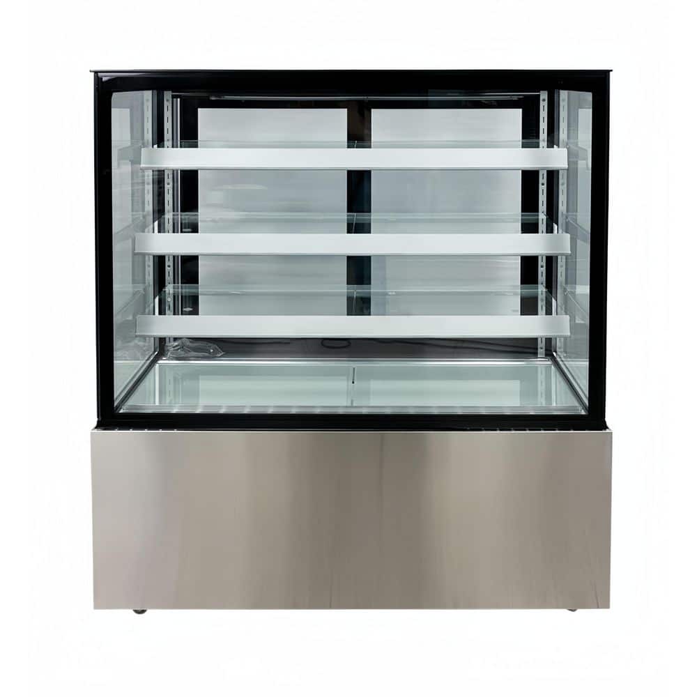 48  in. 18.7 Cu. Ft. Commercial NSF Refrigerated Bakery Refrigerator Showcase 3 Shelf in Stainless Steel price history on PriceWatchPro