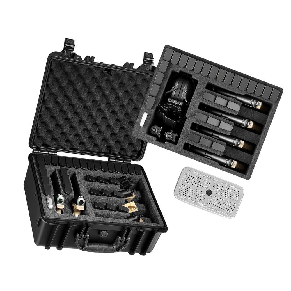 Hard Pistol Case, 18.7 x 12.5 x 7.5 in. Heavy Duty Hard Gun Case with XPE Foam Interior, Waterproof Pistol Storage Box price history on PriceWatchPro