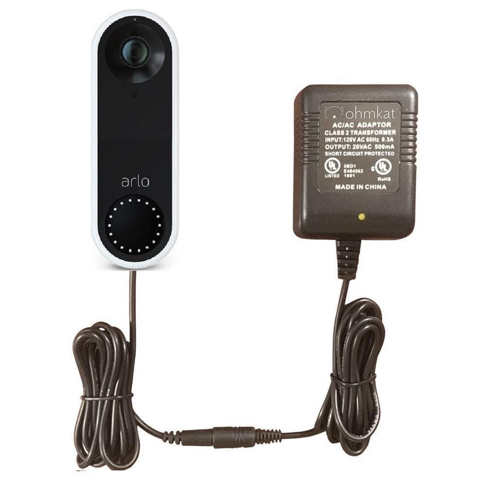 Video Doorbell Power Supply - Compatible with Arlo Wired Video Doorbell (Black) price history on PriceWatchPro