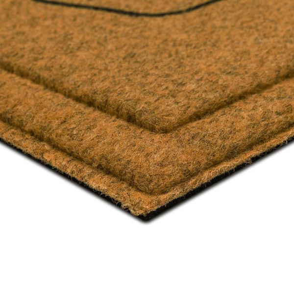 Coir Doormat with Wavy Lines, 18'' x 30'' - Airwave - Revival™