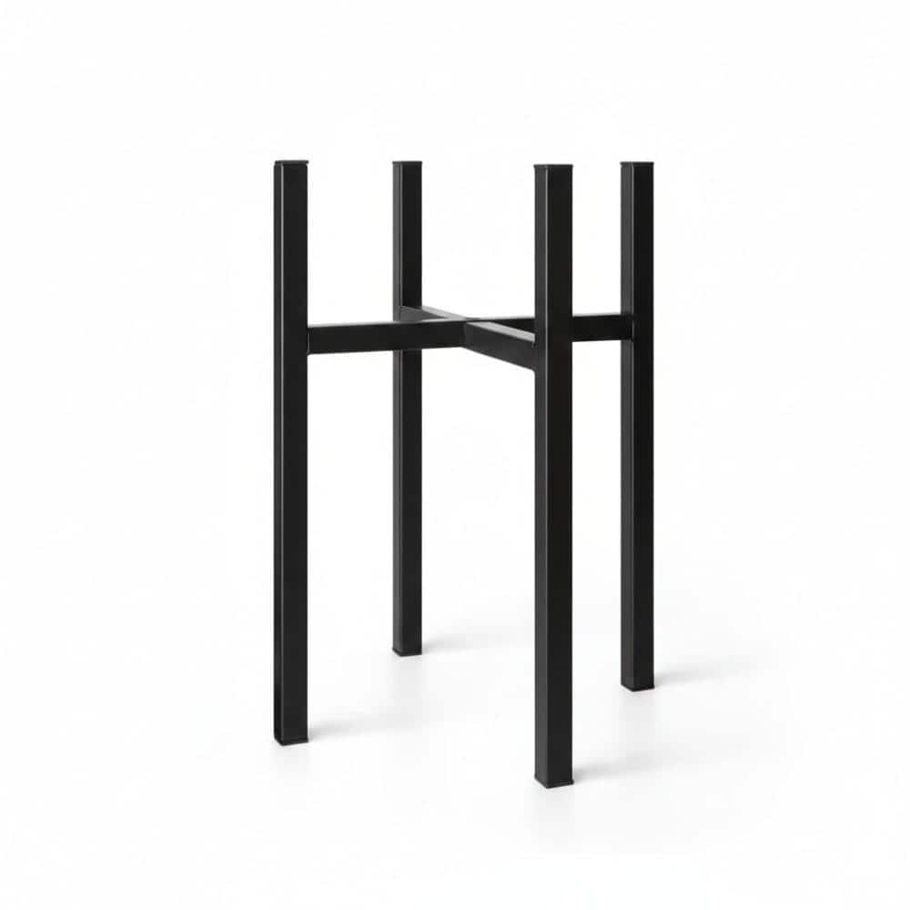 Black Mid Century Modern Tall Indoor Metal Plant Stand, Fits 10 Inch Planter price history on PriceWatchPro