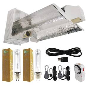 630-Watt Ceramic Metal Halide CMH Dual Lamp Open Style Complete Grow Light System with Lamps