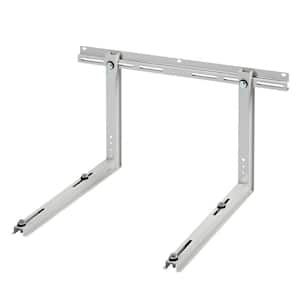 Hurricane-Rated Stainless Steel Mini Split Wall Bracket with Adjustable Mounting Rail