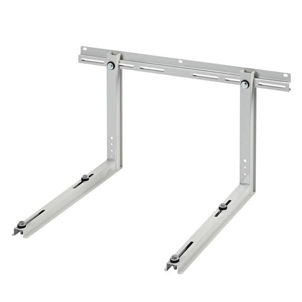 Hurricane-Rated Stainless Steel Mini Split Wall Bracket with Adjustable Mounting Rail