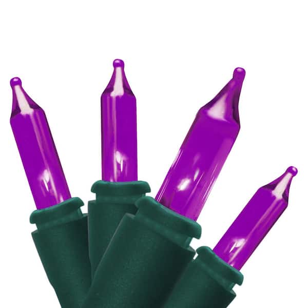 Brite Star 100-Count Designer Series Purple Christmas Mini Lights
