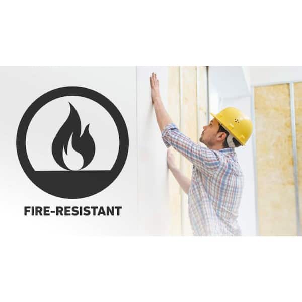 ToughRock 5/8-in x 4-ft x 12-ft Fireguard Fire Resistant Regular Drywall Panel