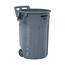 Rubbermaid Commercial Products Brute 44 Gal. Grey Round Vented Wheeled ...