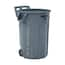 Rubbermaid Commercial Products Brute 50 Gal. Grey Rollout Trash Can 