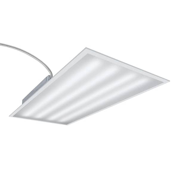 2 ft. x 4 ft. 7717 Lumens Integrated LED Panel Light, 4000K 80 CRI