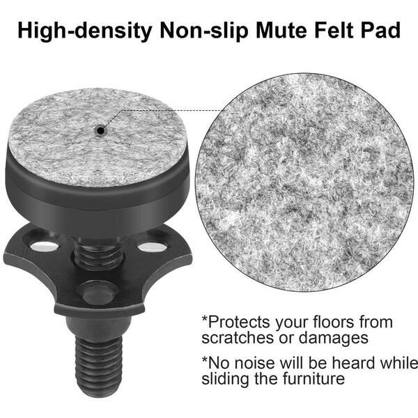 Adjustable Leveling Feet Heavy Duty Threaded Table Feet Legs Screws