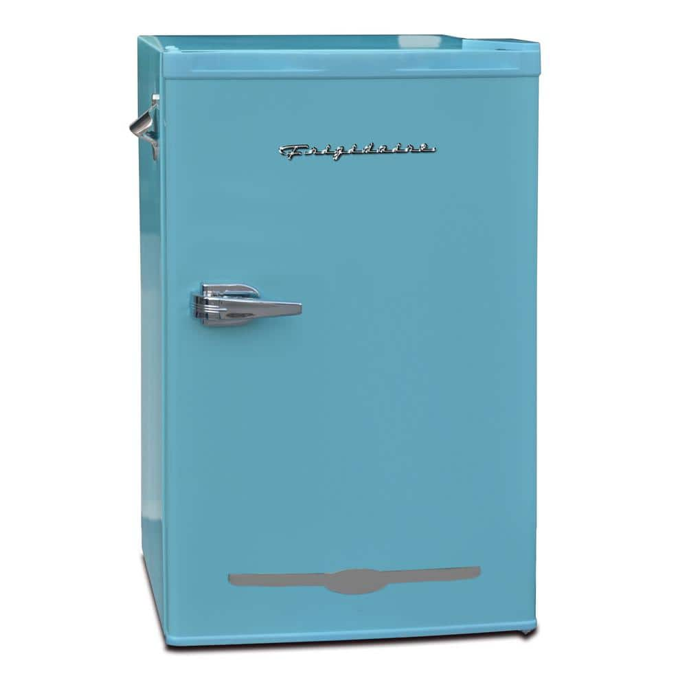 Frigidaire 3.2 cu. ft. Retro Vintage Compact Mini Fridge in Blue