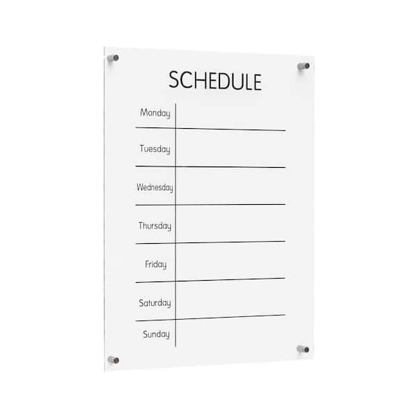 Organize Your Life With This Acrylic Magnetic Calendar - Temu Mexico