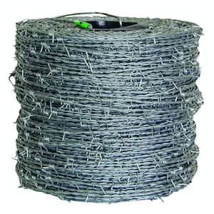 1,320 ft. 15-1/2-Gauge 4-Point Class 3 High-Tensile Galvanized Steel Barbed Wire