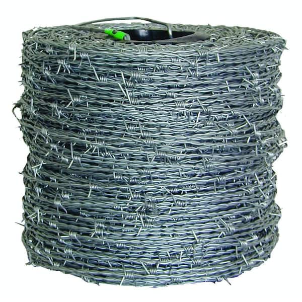 FARMGARD 1,320 ft. 15-1/2-Gauge 4-Point Class 3 High-Tensile Galvanized Steel Barbed Wire