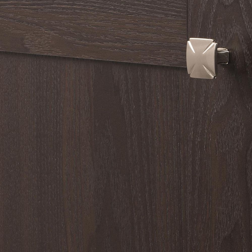 Satin Nickel Square Cabinet Knob with Sleek Design